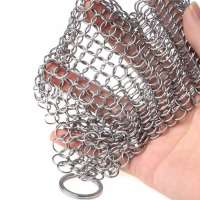 7x7 Stainless Steel Chainmail Scrubber