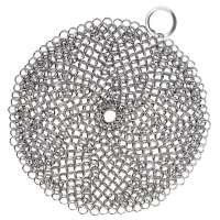 stainless steel 304 chainmail scrubber cast iron cleaner ring mesh screen