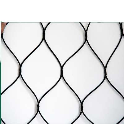 Stainless steel 304aviary wire mesh fence panel Stainless Steel Cable Mesh for Zoo Enclosure Flexible X-Tend Cable Aviary mesh