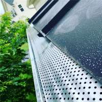 Aluminum expanded metal gutter guard