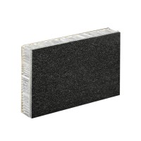 Marble/granite decorative stone exterior wall cladding honeycomb sandwich panel