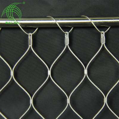 Aviary Zoo Mesh/Stainless Steel Wire Rope Mesh/Stainless steel cable netting for zoo enclosure mesh