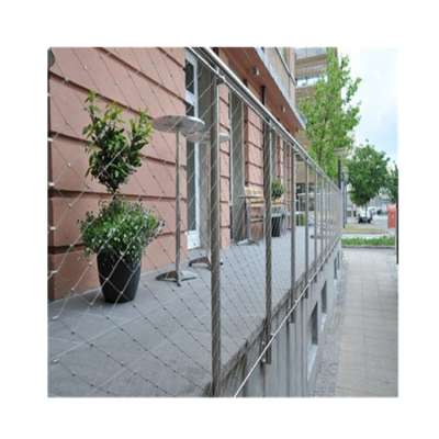 stainless steel flexible rope mesh fencing