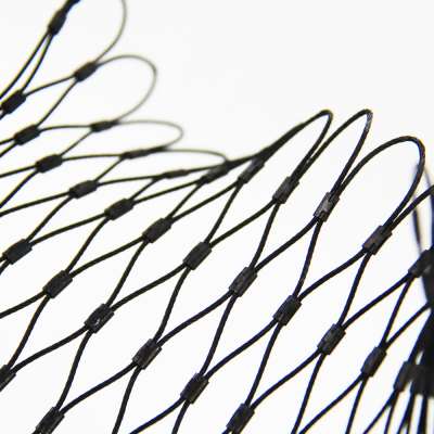 stainless steel rope black oxide cable netting