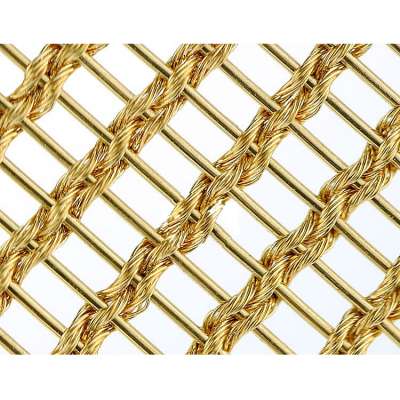 Customized Decorative Metal Chain Door Curtain/Architectural Decorative Wire Mesh/Stainless Steel Decorative Mesh